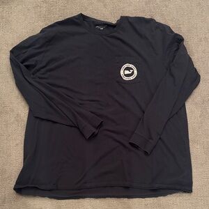 Vineyard Vines Navy Long Sleeve Shirt